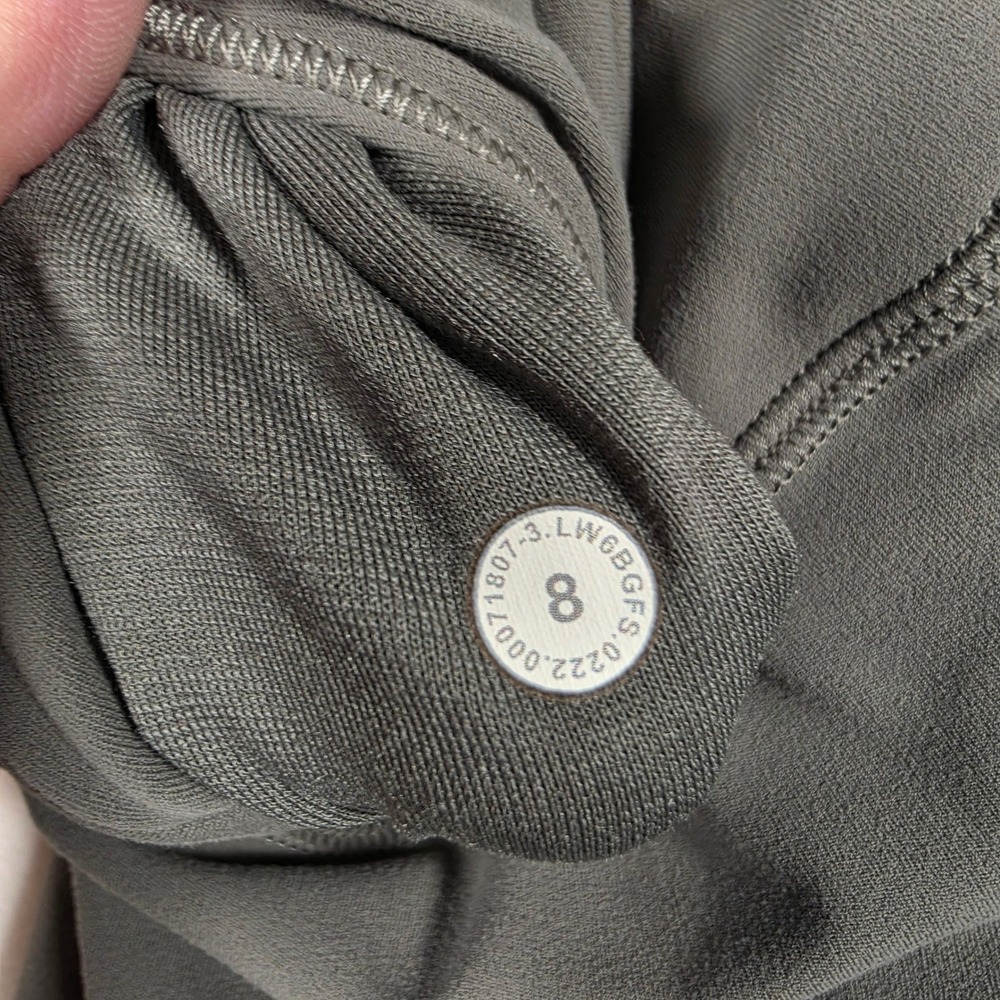 Lululemon Align Leggings Women's 8 High-Rise Crop 21" Graphite Gray Yoga‎ NULU - Picture 3 of 15